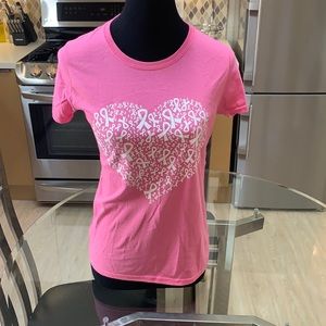 NWOT Breast Cancer Awareness Pink T-shirt